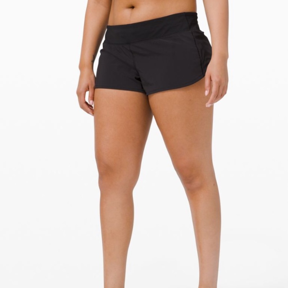 Lululemon Black Speed Up Short